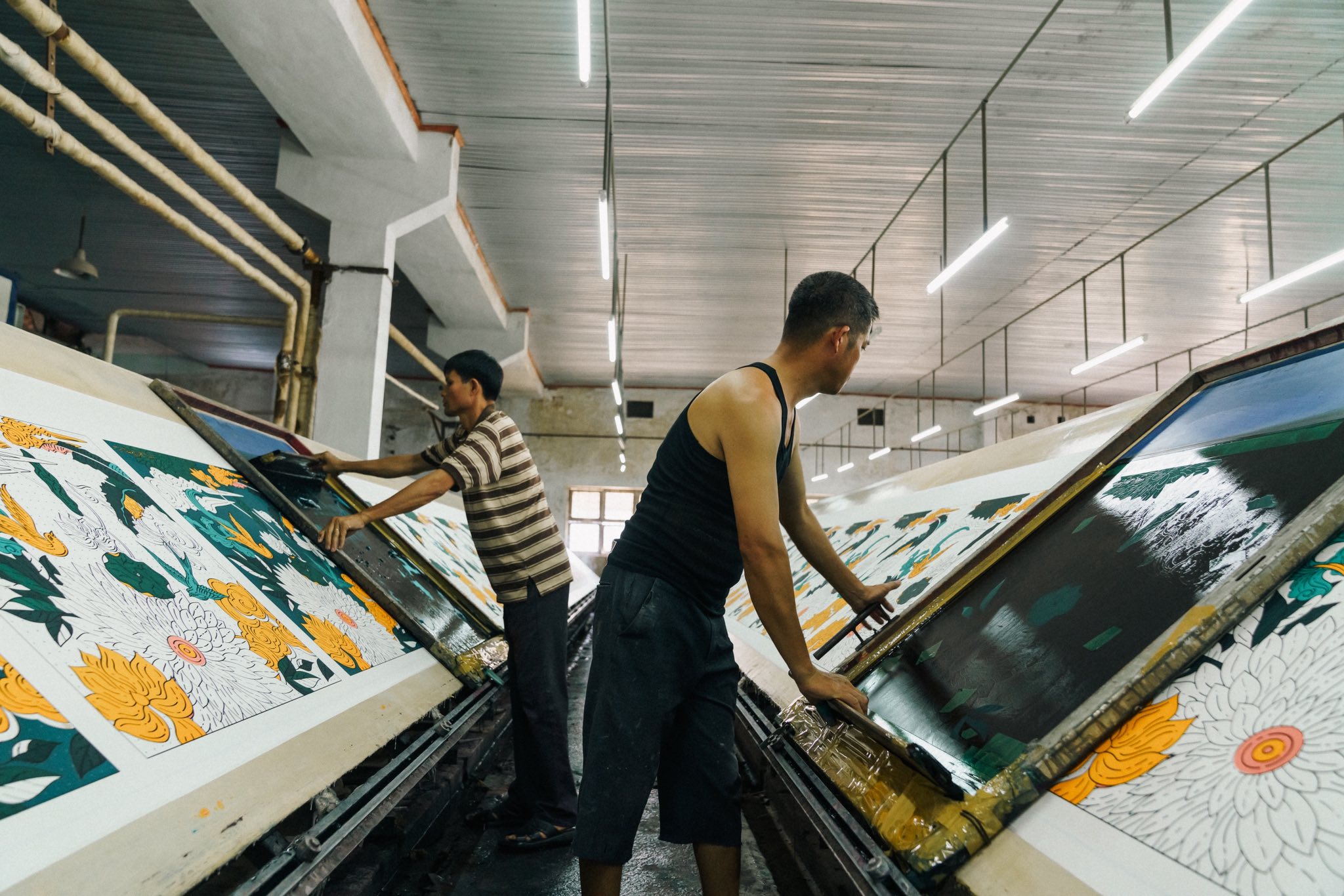 Tơ Vàng cùng đồng hành, phát triển nghề in lưới truyền thống tại Bảo Lộc