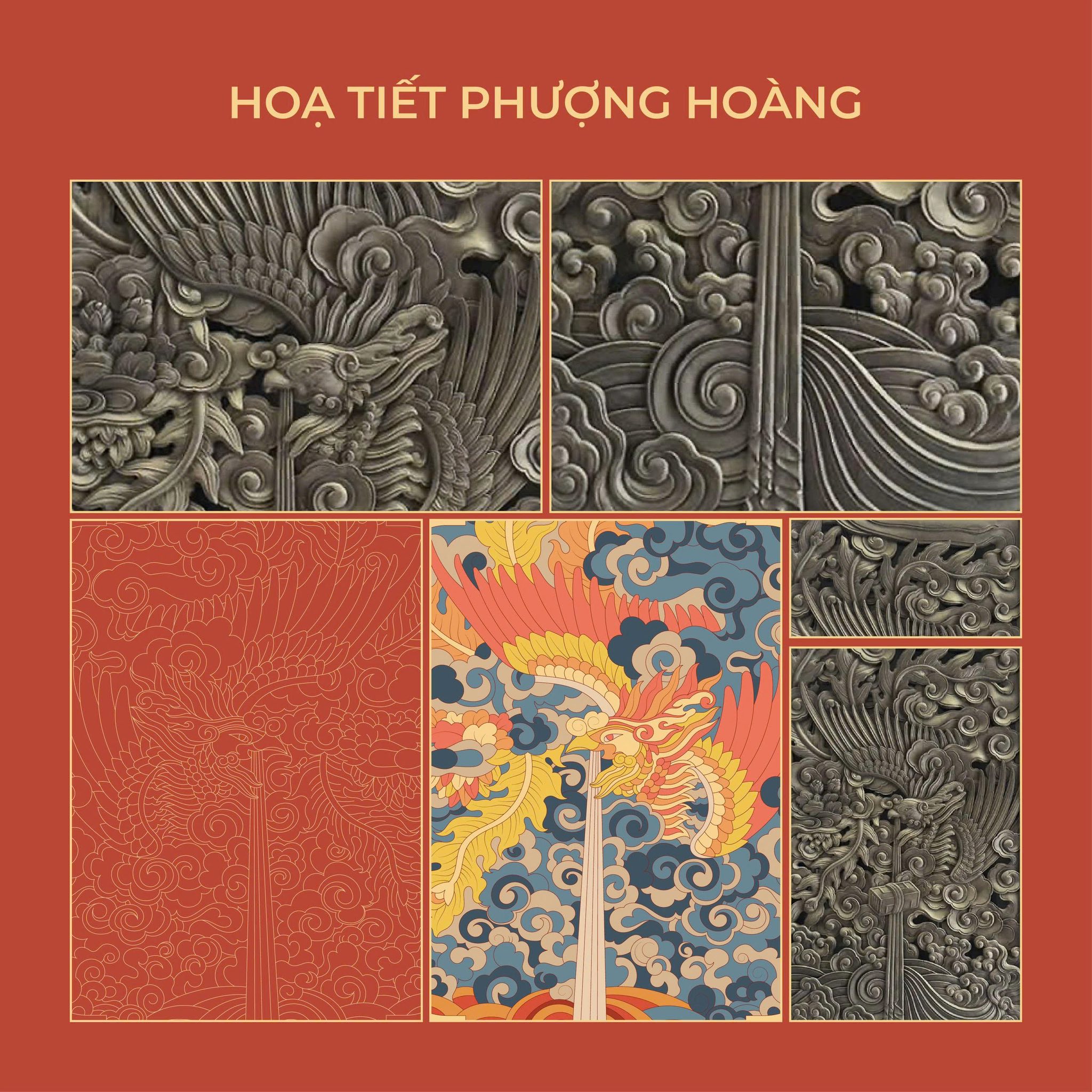 Hoạ tiết truyền thống trên chiếc khăn lụa tơ tằm 